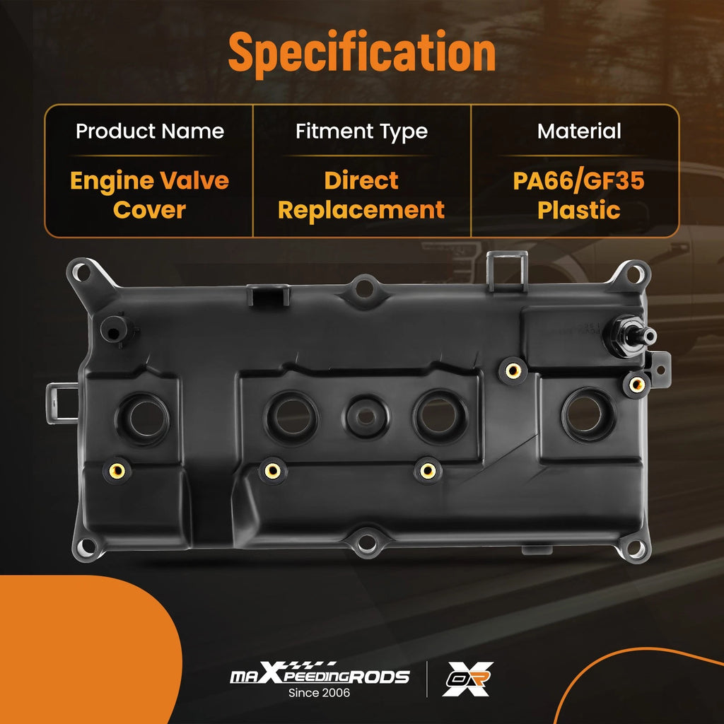 Engine Rocker Cover with Gasket for Nissan Sentra NV200 2.0L (2013–2019)