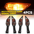 4X Turn Signal Lamps for Kawasaki Ninja 250 300 Z650 Z900 (2013–2023) Amber