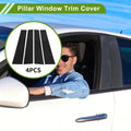 4 x Pillar Window Trim for Dodge Ram (2019-2023) - Black Finish