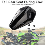 Racing Tail Rear Seat Fairing Cowl for Kawasaki ZX6R (2019–2025) Black