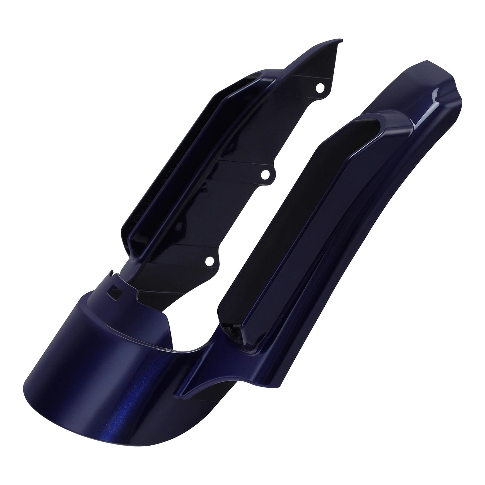 Rear Fender Filler Panel for Harley Street Glide (2014–2023) Zephyr Blue/Black Sunglo