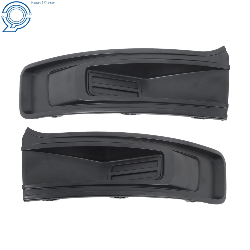 Set of 2 Front Fog Light Covers Matte Black for Ford Flex (2013–2019)