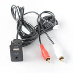 Car Audio Interface Cable 4P USB to 2RCA for Navigation Use