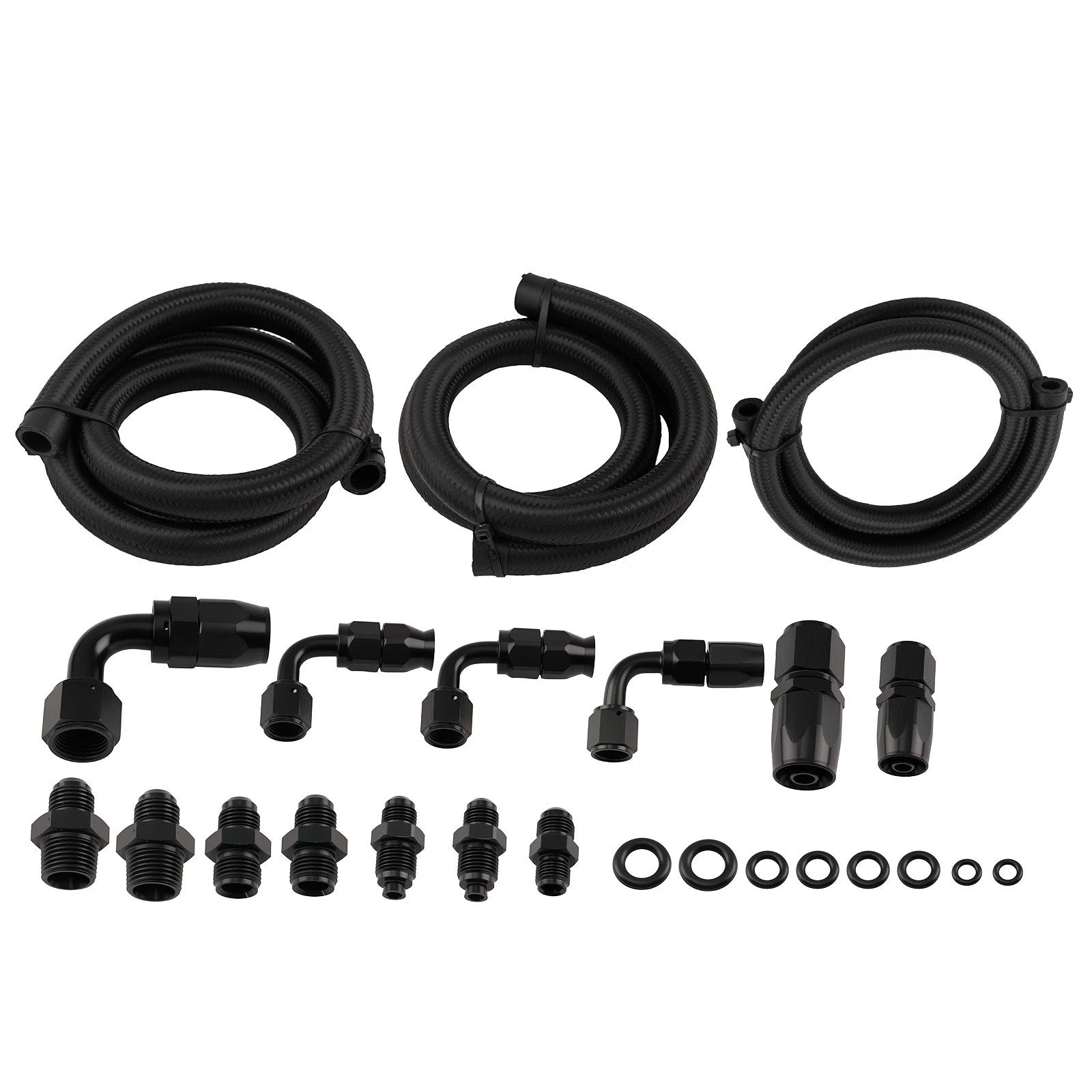 Power Steering Oil Line Kit -6AN -10AN for Universal Remote Reservoir (3FT)