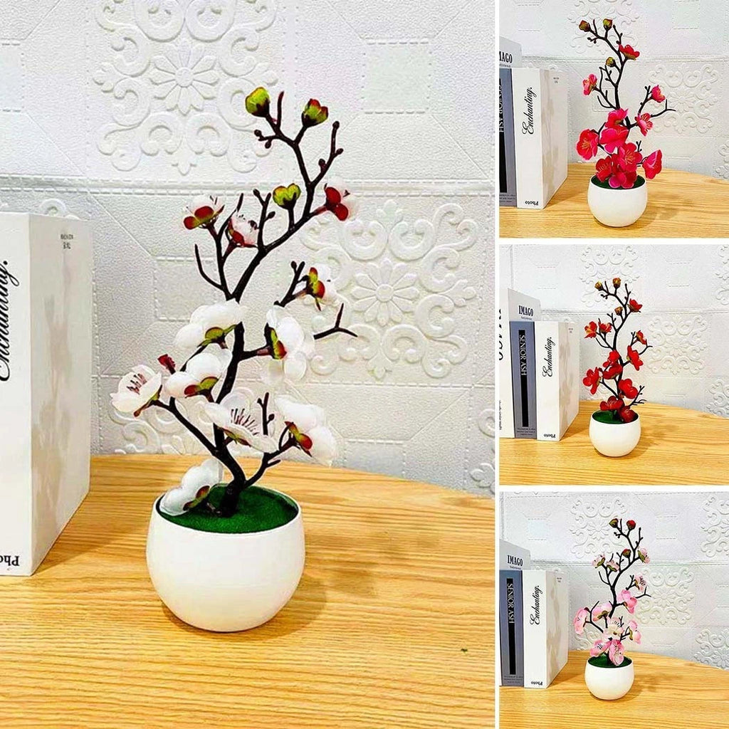 Set of 4 Artificial Silk Flower Bouquets for Home Party Decoration