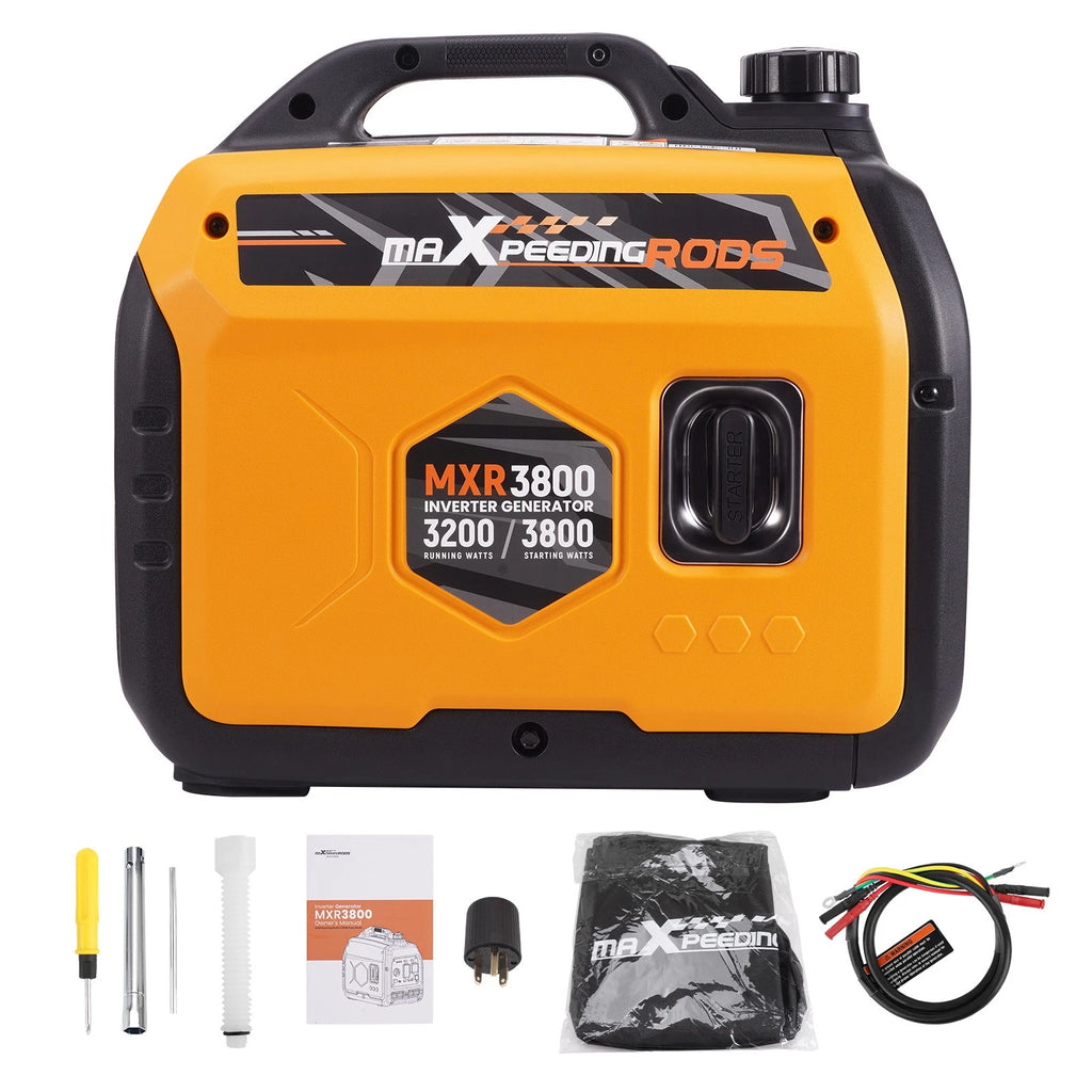 Portable Inverter Generator for Camping Home Backup (3.2-3.8KW)