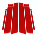 6 x B Pillar Post Panel Window Cover Trim for Alfa Romeo Giulia (2017-2021)