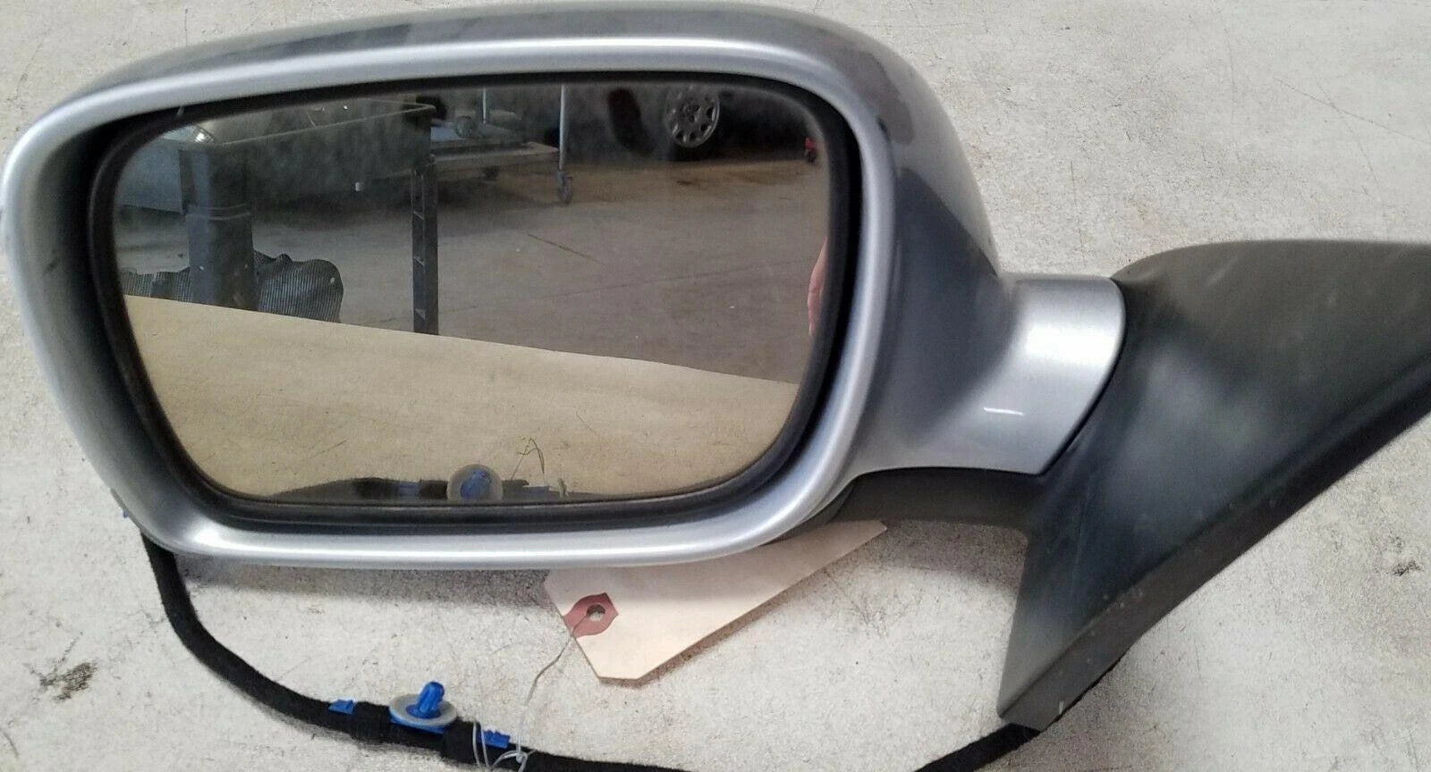 Left Mirror for VW Touareg (2004–2007) - Silver, Power Fold, 14 Wire