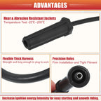 8pcs Spark Plug Wire Ignition Coil Cable No. 88894393 for Chevrolet Avalanche (2002–2013)