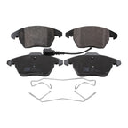 Front Rotors & TRW Pro Low-Metallic Brake Pads Kit for Audi A3 Quattro, GTI, Jetta (2006–2013)