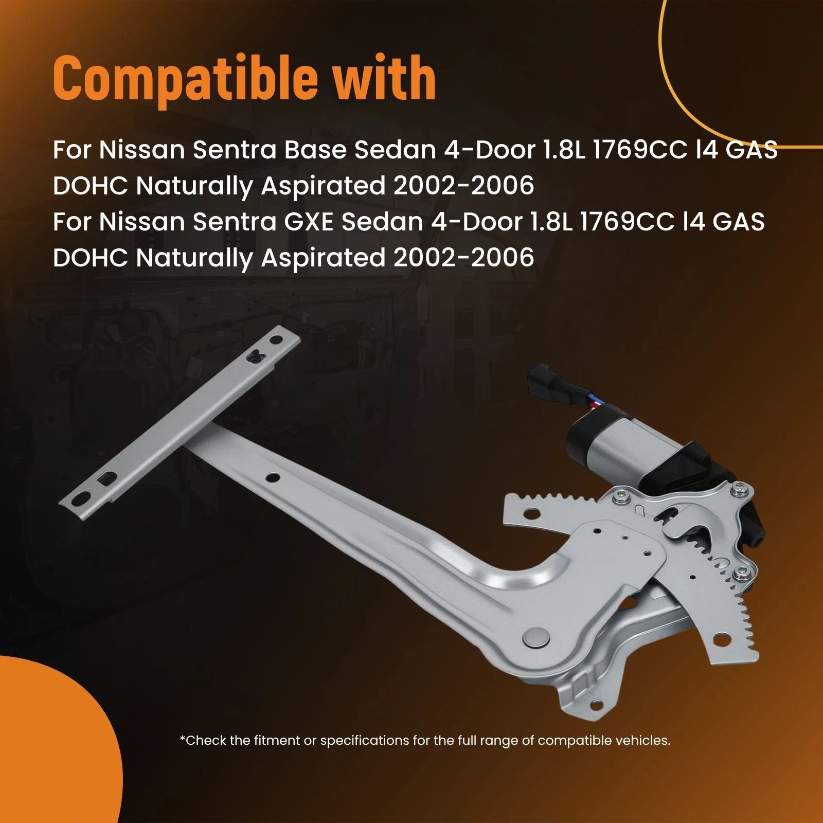 Electric Window Regulator for Nissan Sentra S (2004–2006)