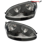 Set of 2 Halogen Headlights for Volkswagen Jetta (2006–2009)