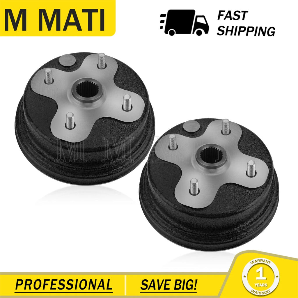 2Pcs Brake Drums for Yamaha YFB250 YFB250FW Timberwolf 250 (1994–2000)