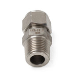 Compression Tube Fitting 1/2 NPT Male x Ф1/2 Tube OD (Set of 2)