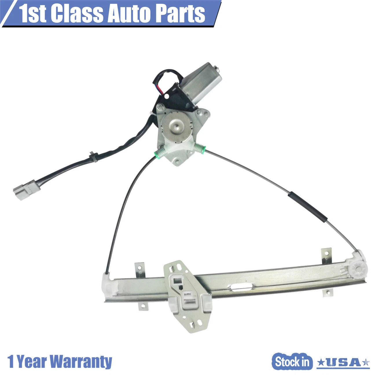 Front Left Power Window Regulator with Motor for Honda Civic (2001-2005)