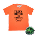 Peterbilt Youth Training T-Shirt for Peterbilt Semi Truck (Neon Orange)