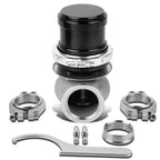 Universal 40mm Turbo V-Band Wastegate Bypass Exhaust + Spring Black