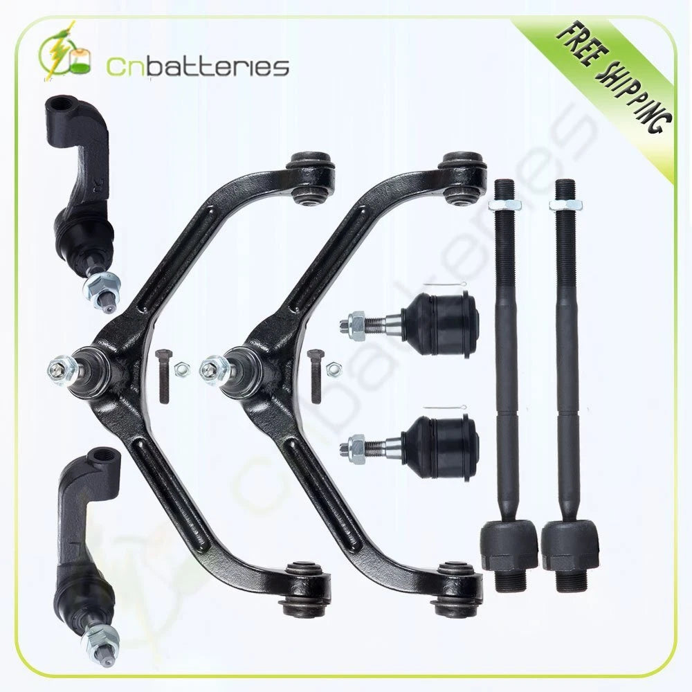 8 Pieces Control Arm Ball Joint Tie Rods Kit for Jeep Liberty (2002–2004)