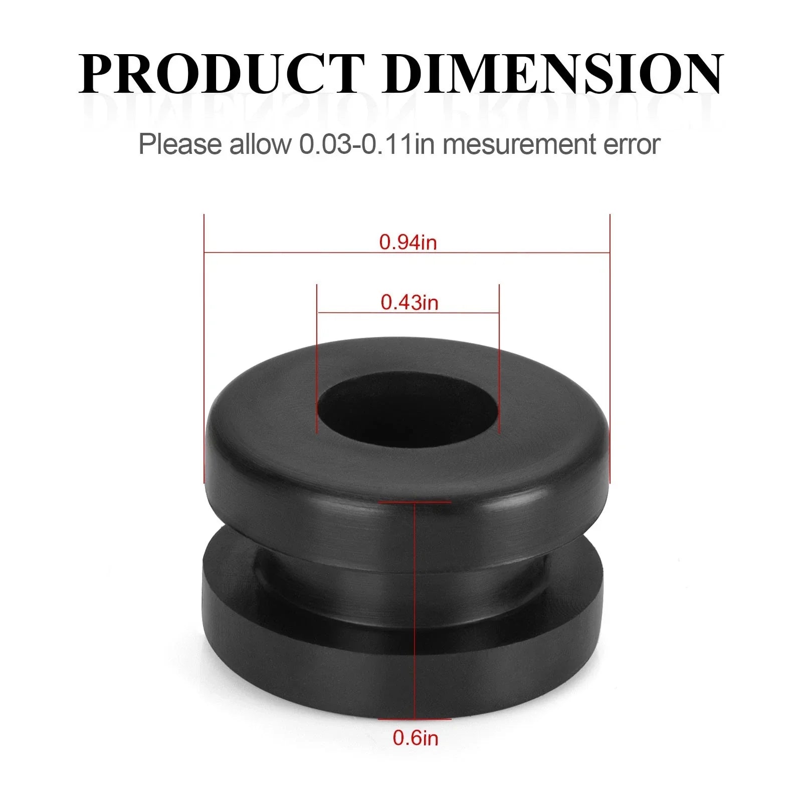 4x Rubber Heel Guard Grommets for Yamaha Warrior 350 YFM350X (1990–2004)