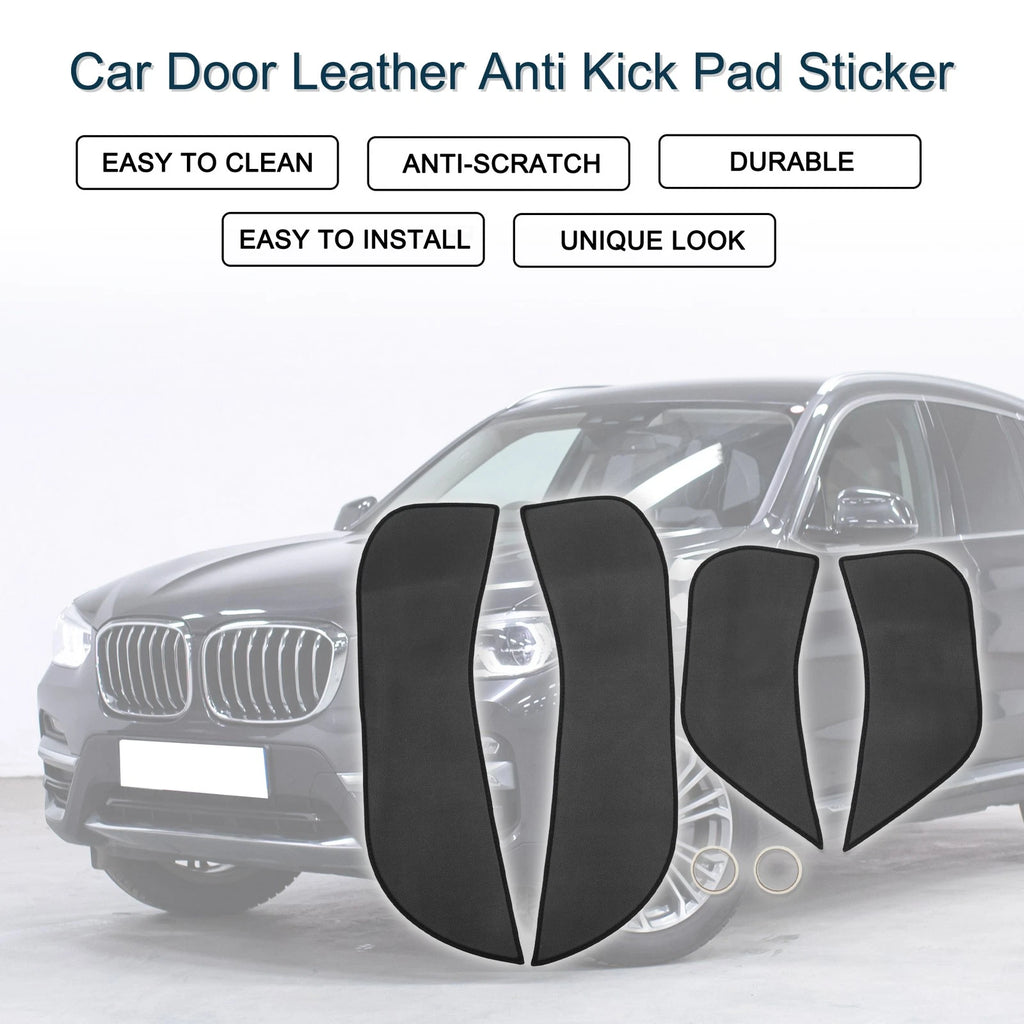 Set of 1 Car Door Leather Anti Kick Pad Sticker for BMW X3 (2011–2013)