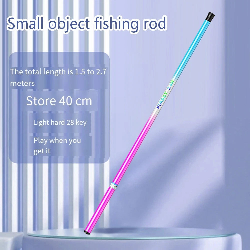 Fishing Rod 1.5m Carbon Fiber for Effortless Transport