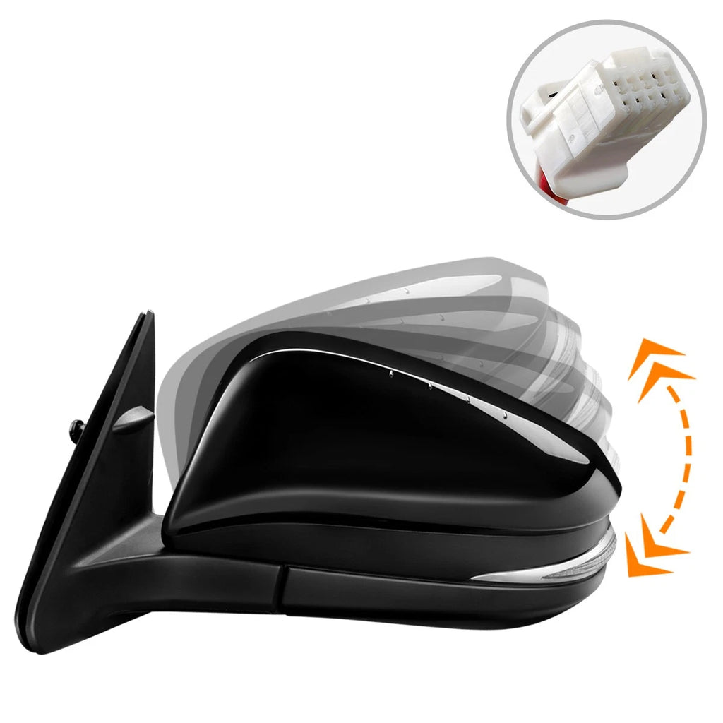 OE Style Powered Turn Signal Side Mirror for Highlander (2014–2017)