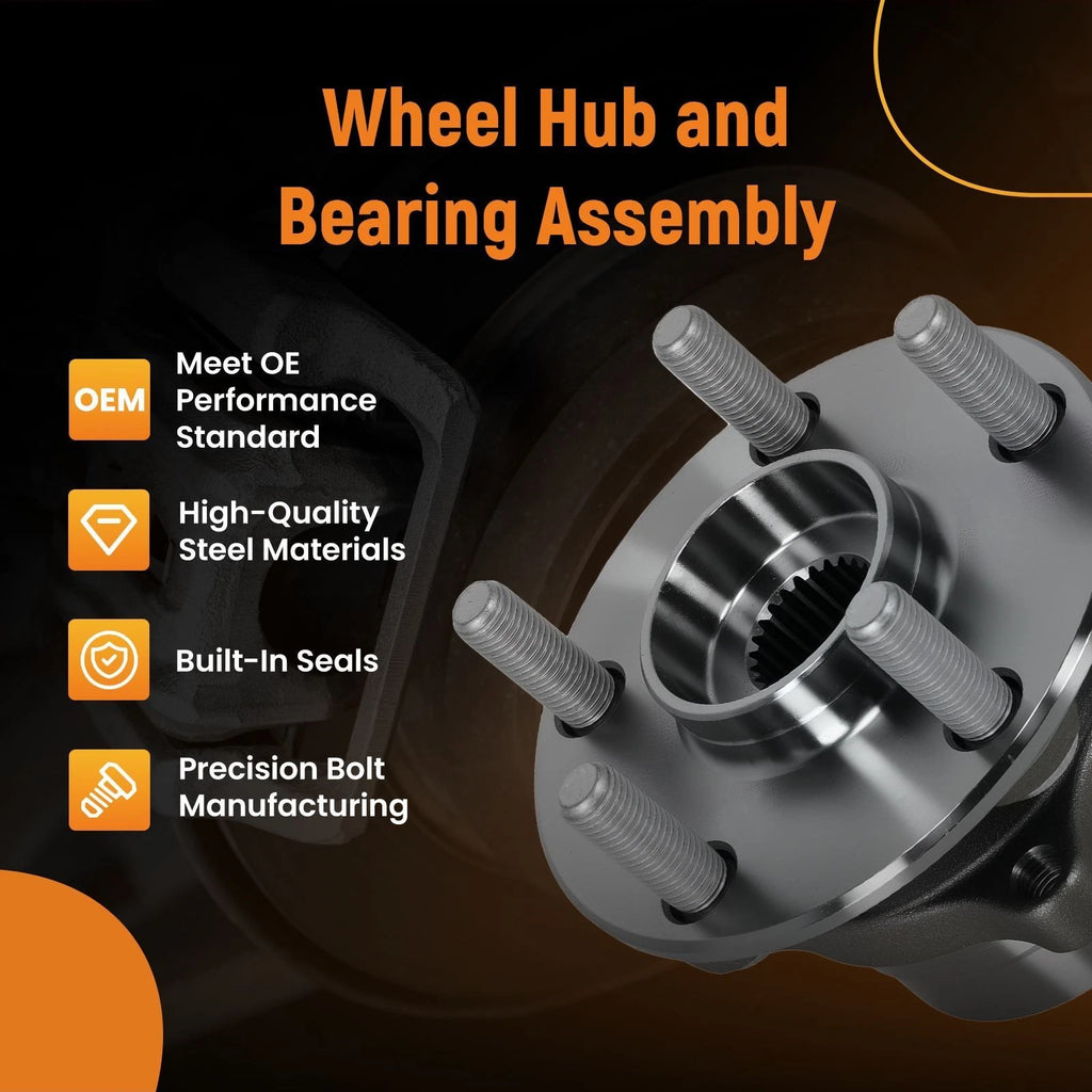 Front Wheel Hub & Bearing Set for Toyota Prius (2004–2009) HA590064