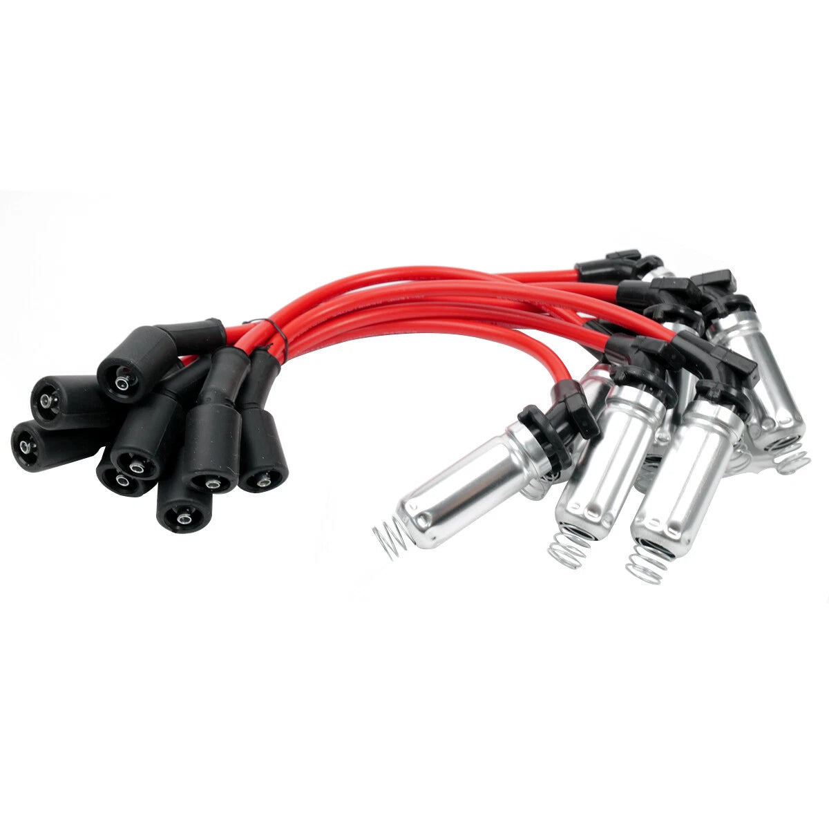 8X Spark Plug Wires for Chevy Silverado 1500, Yukon, GMC Sierra 2500 HD (2007–2013)