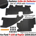 3PCS Radiator Support Grille Air Deflector Kit for Ford F-150 (2009–2014)
