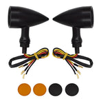 LED Black Red Brake Running Turn Signal Tail Light for Bobber Cafe Motorcycle