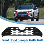 Front Hood Bumper Grille for Toyota RAV4 (2019–2022) No.531120R120 Black