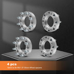 Set of 4 Wheel Adapters for Chevrolet Silverado GMC 2500 HD (2001–2023)