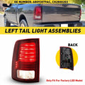 Left Side Tail Light for RAM 1500 2500 (2019–2023) LED Rear Brake Lamp 68093 H