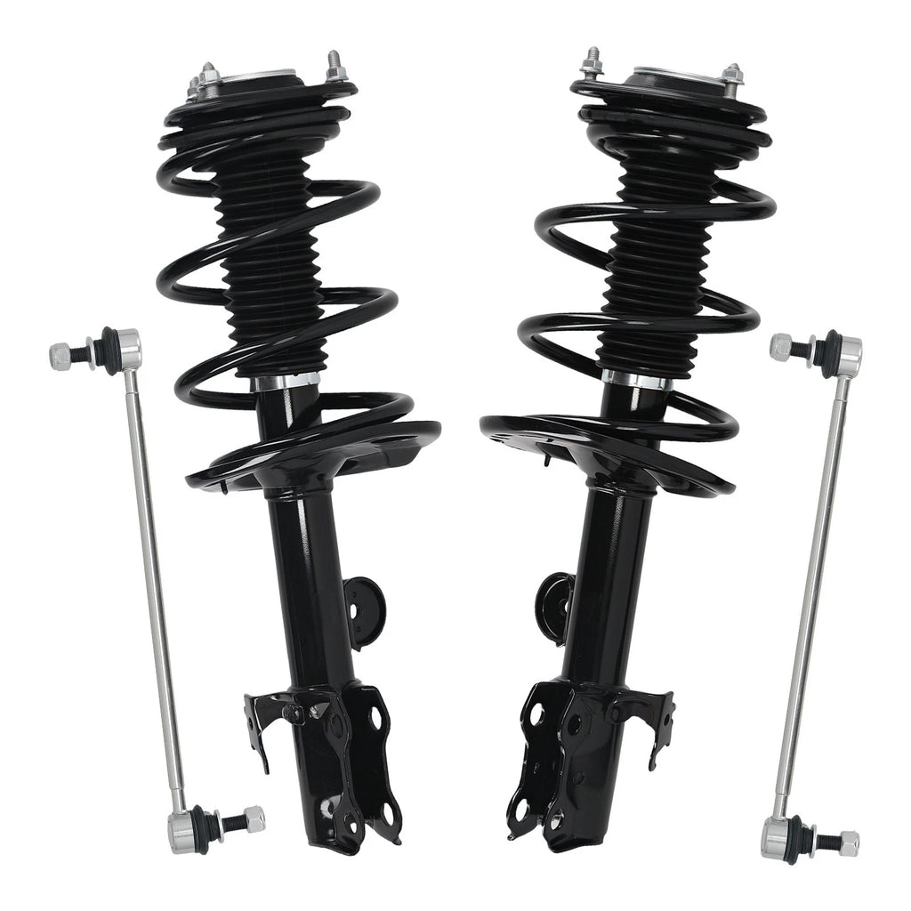 Set of 4 Front Struts with Coil Spring for Toyota RAV4 (2006–2012)