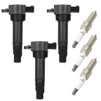 3X Ignition Coils & 3X Spark Plugs for Smart Fortwo (2011–2015)