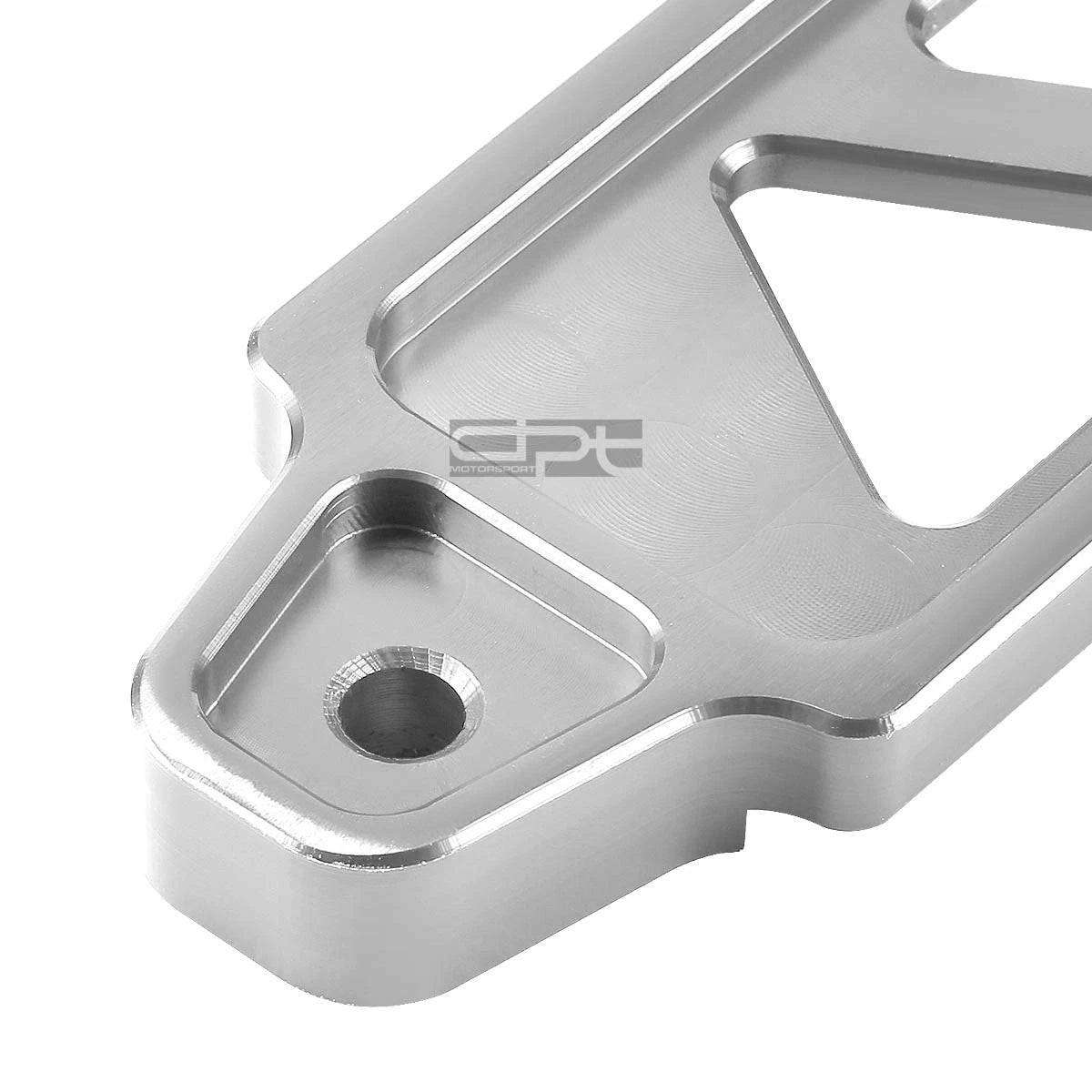 Silver Aluminum Battery Tie Down Mount Bracket for Auto Car (170MM/145MM)