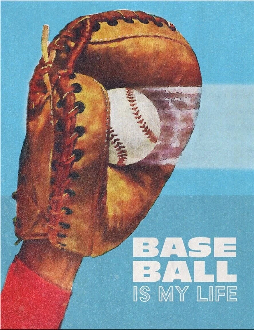 Baseball Is My Life Vintage Metal Tin Sign for Sports Bar (2805)