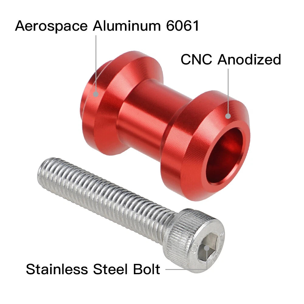 8mm Swingarm Spools Sliders for Suzuki TL1000R TL1000S GSXR750 SV1000S SV650S (1998–2005)