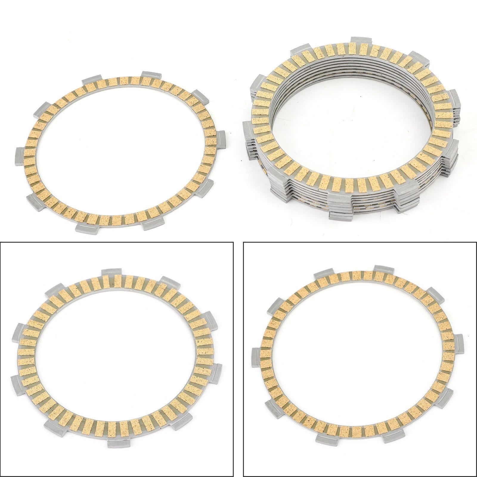 Clutch Friction Plate Kit for Honda CBR CBF VFR 600 700 750 800 (2001–2019)