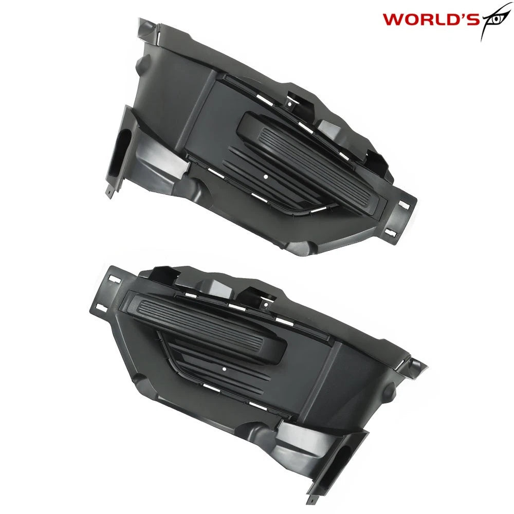 Set of 2 Front Black Fog Light Cover Trims for Ford Explorer (2020–2022)