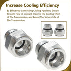 Quick-Connect Transmission Cooler Line Fittings for Jeep Dodge (2002-2006)