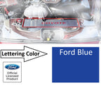 Radiator Cover Plate Coyote Emblem with Ford Blue Letters for 2015-2017 Mustang GT