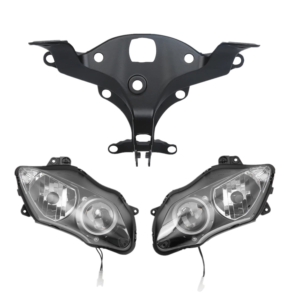 Headlight Assembly & Upper Fairing Stay Bracket for Yamaha YZF R1 (2007–2008)