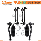 Set of 8 Front Sway Stabilizer Bar Tie Rod Ends for Hyundai Azera Kia Optima (2012–2015)