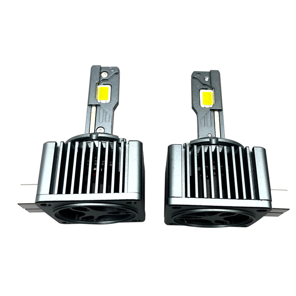 2X D3S D3R LED Headlight Bulbs 120W 6500K Super White HID Conversion
