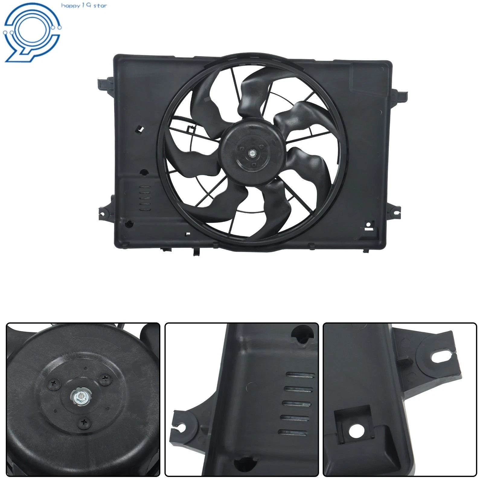 Radiator Cooling Fan with Motor Assembly for Hyundai Ioniq Kia Niro (2017–2022)