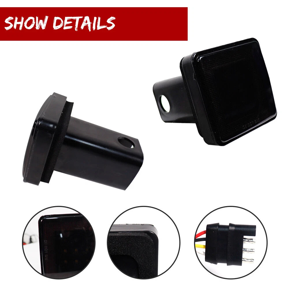 LED Tow Hitch Cover Light for Truck Trailer (2" Receiver)
