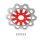 11.8" Floating Front Brake Rotor for Harley-Davidson Trike 09-19 Dyna 06-17 Red