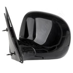 Set of 2 Black Manual Side View Mirrors for Chevy Blazer S10 GMC Jimmy