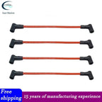Set of 4 Spark Plug Wires for Johnson Evinrude 70-140hp (12") 582365